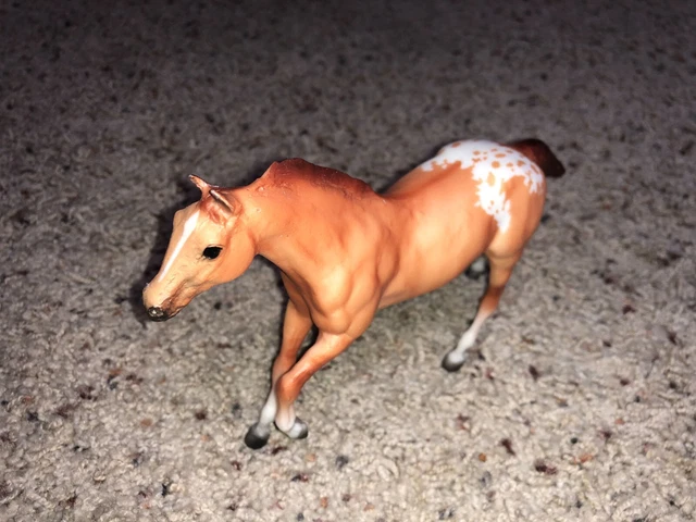 Breyer Little Bits/Paddock Pals 1635 Red Dun Appaloosa Thoroughbred Horse Figure