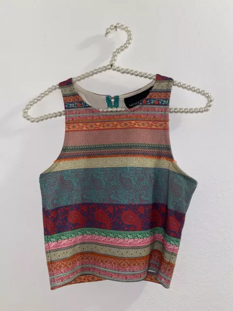 MINKPINK Multi Color Crop Top Size XS