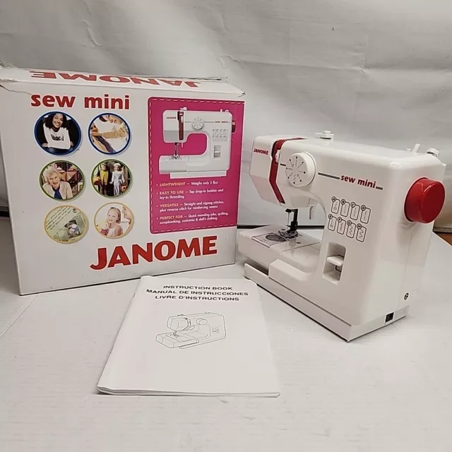 JANOME MODEL 525 SEW MINI PORTABLE SEWING MACHINE