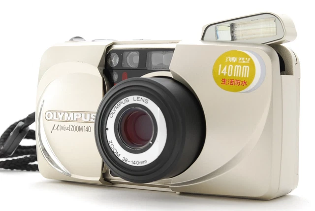 Tested [Near MINT in Box] Olympus μ mju Zoom 140 Point & Shoot Film Camera JAPAN