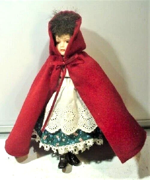 Vintage 1985 Avon Little Red Riding Hood 8" Doll