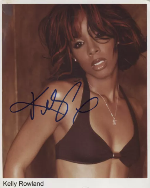 Kelly Rowland Signed 8" x 10" Photo Genuine In Person + Hologram COA Guarantee