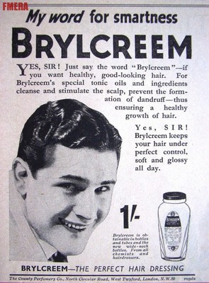 Original 1953 Vintage Brylcreem Advert Cricket 