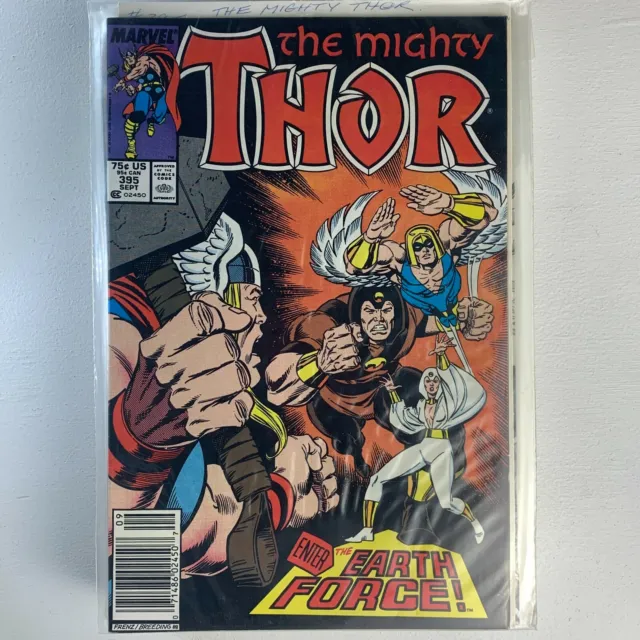 The Mighty Thor #395 (Sept, 1988 Marvel Comic) Earth Force