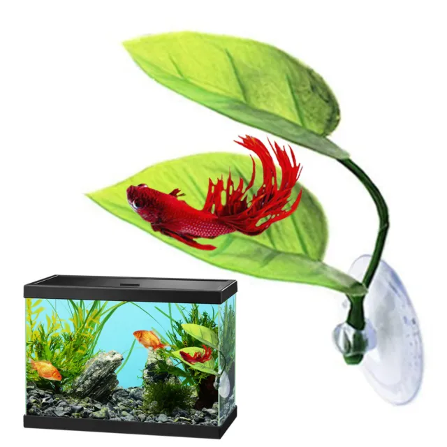 2X Fish Tank Betta Leaf Aquarium Pet Supplies Decoration Betta Fish Tank Leaf