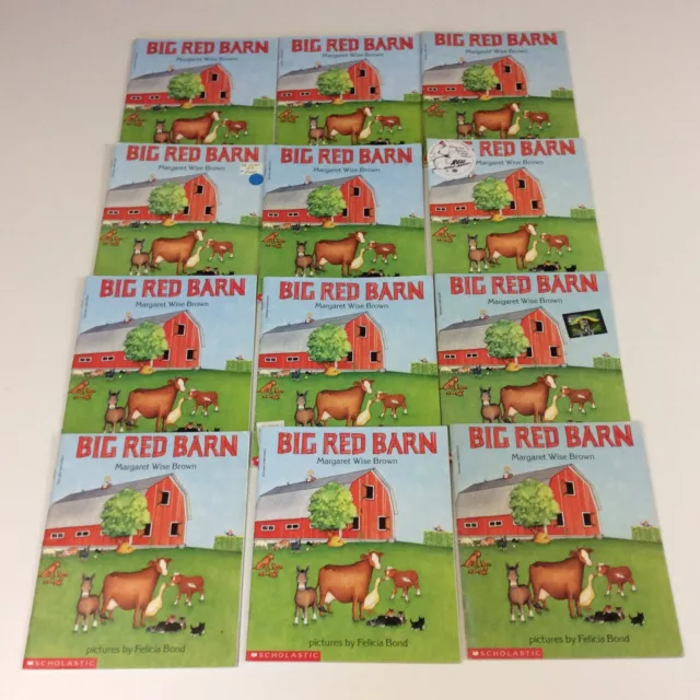 Kindergarten 1st grade Big Red Barn Brown shared guided reading Teacher Lot 12
