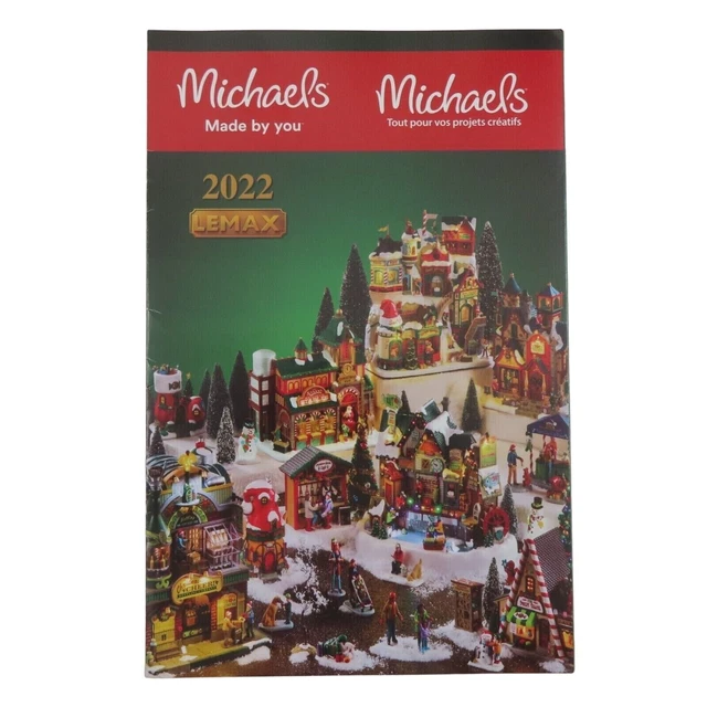 LEMAX 2022 CHRISTMAS Village Michaels Collectible Brochure Catalog