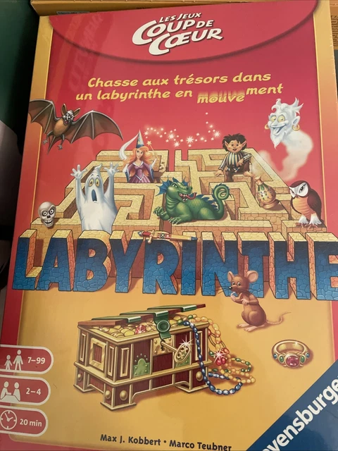 Jeu Labyrinthe Ravensburger - Boîte Métal, 100% Complet, Occasion