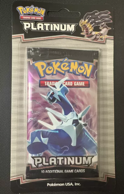 Pokémon Platinum Booster Blister Pack Dialga Art Factory Sealed