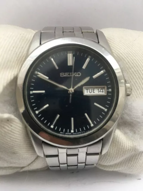 SEIKO MENS 100M stainless steel watch 6N42-00B0 EUR 56,90 - PicClick IT