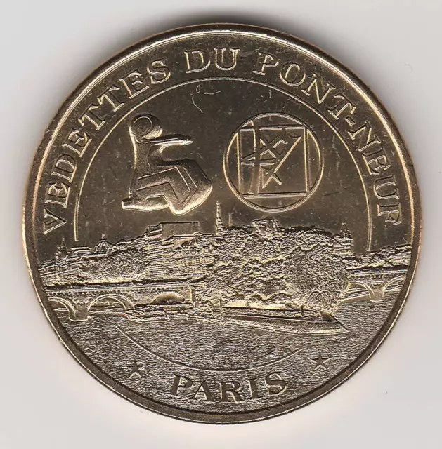 A 2013 Token Medaille Souvenir Mdp -- 75 001 N°21 Vedettes Du Pont-Neuf Paris