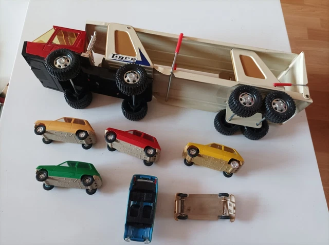 Camión porta coches de madera Janod