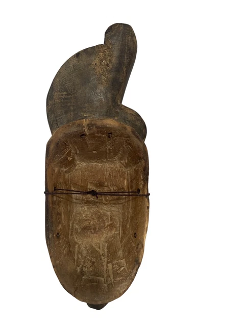 #5481 Superb African Baule Portrait Mask Cote D'ivoire 14" H 5