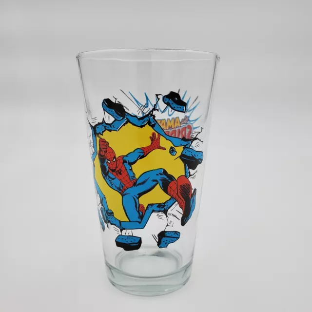 Marvel Comics Spiderman 16oz Pint Glass Rare Collectible