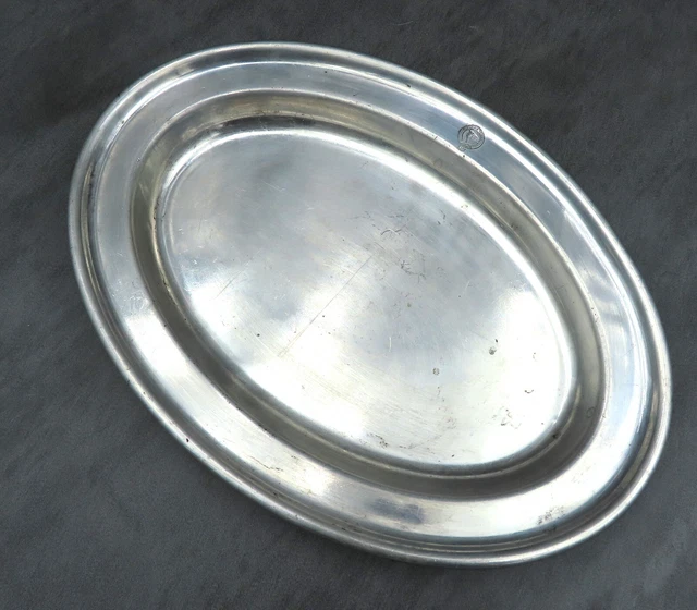 Furness Línea Océano Forro Navío Bañado en Plata Bandeja Walker Y Hall