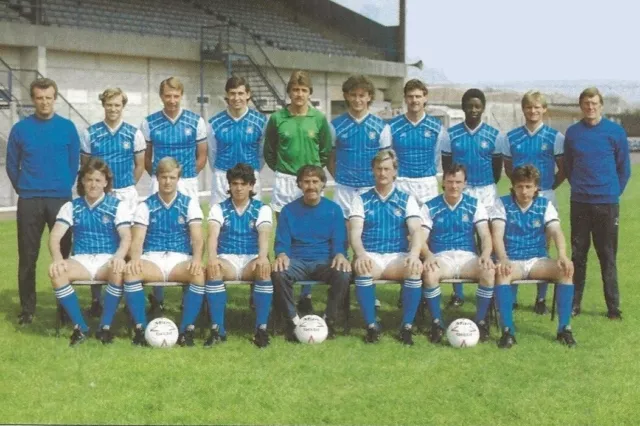 Chester City Football Team Photo 1985-86 Season