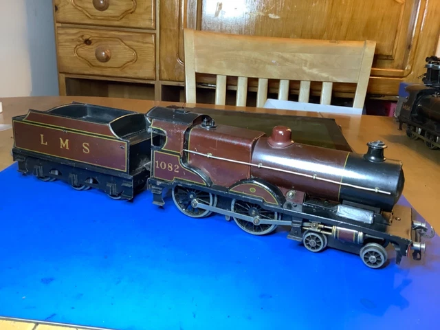 Bassett Lowke 3302/0 O Gauge Clockwork LMS 4-4-0 Midland Compound Loco 1082
