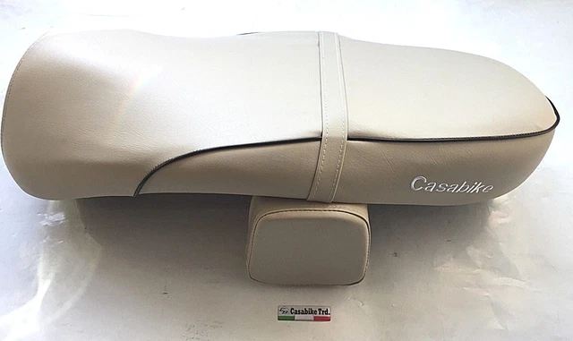 SIÈGE, BANQUETTE AVEC Dossier Beige Rétro Scooter Benzhou Znen