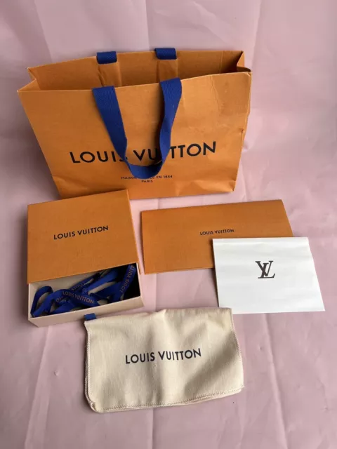 Auth Louis Vuitton 100% Cotton Dust Bag Cover Storage 9 x 12