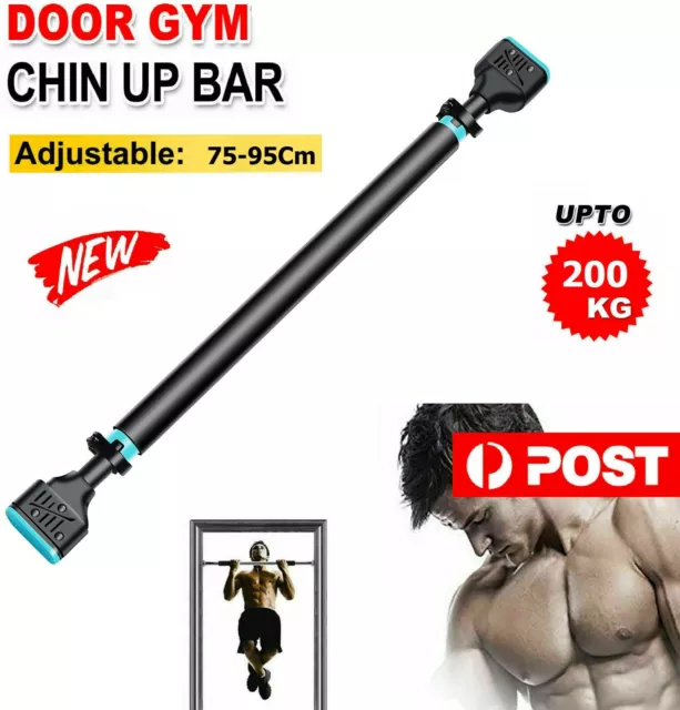 Portable Door Chin Up Bar Pull Up Doorway Home Gym Workout Fitness Abs Exercise