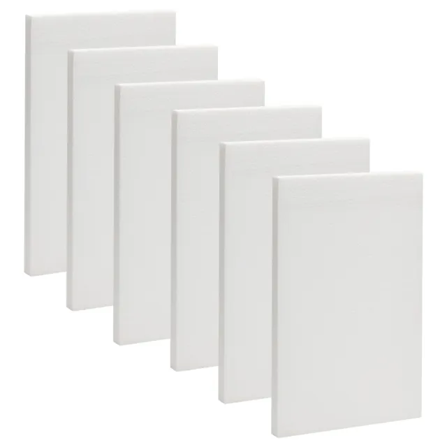 6 Pcs 1" Thick Foam Board Sheets, 17x11 Rectangles for DIY Crafts, Art Supplies