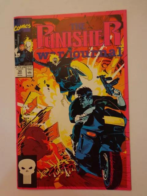 The Punisher War Journal Frank Castle Volume 1 #30 Marvel Comics May 1991 NM