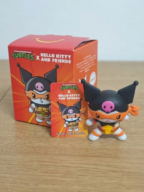 2025 MCDONALDS HELLO KITTY FRIENDS KUROMI x NINJA TURTLES TMNT BOX MINT ...