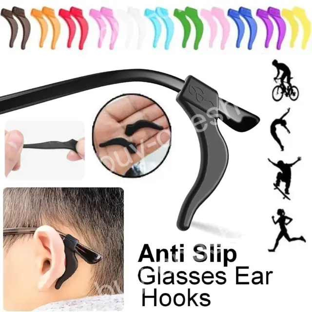 Silicone Glasses Temple Hook Tip Eyeglasses Ear Grip Anti Slip Holder Spectacle