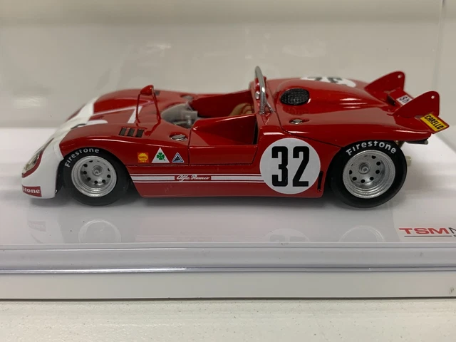 Modèle Réduit Alfa Romeo Tipo 33/3 N°32 1971 - Échelle 1/43 Par TrueScale Miniatures