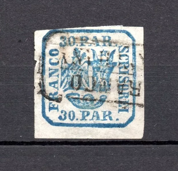 Rumanien 1862 Freimarke 10 I Ochsenkopf luxus gebraucht