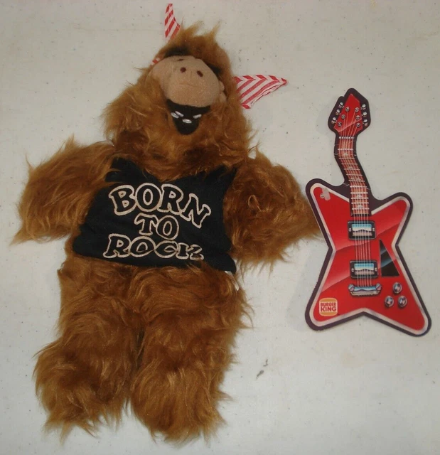 VTG ALF Hand Puppet Plush 1988 Burger King ALF THE ALIEN BORN TO ROCK W/ TAG