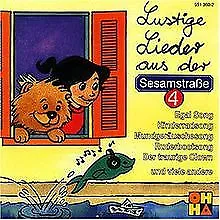 Lustige Lieder aus der Sesamstrasse 4 von Lieder | CD | Zustand sehr gut