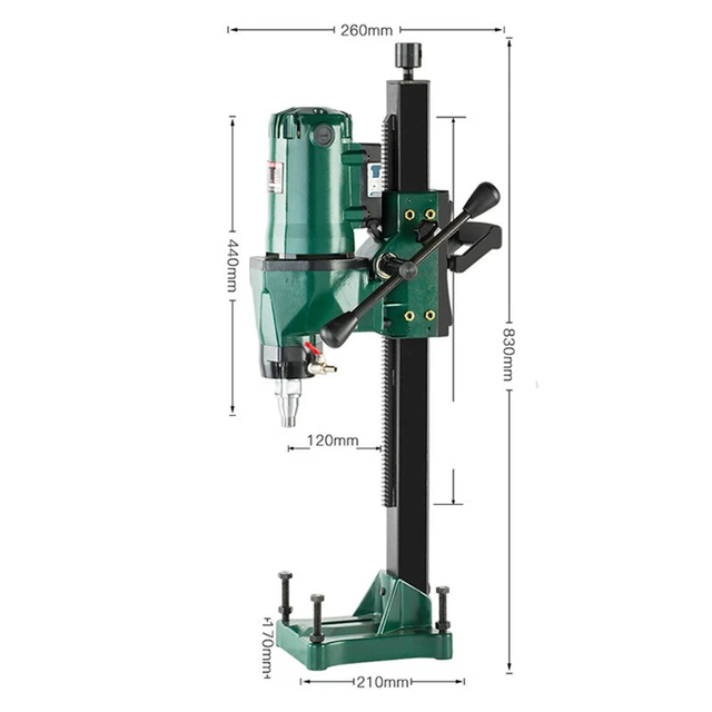 Water Drilling Machine Drilling Machine 220V 3900W 600r/min Max.260M Z1Z-CF-260 Water Drilling Machine Drilling Machine 220V 3900W 600r/min Max.260M Z1Z-CF-260