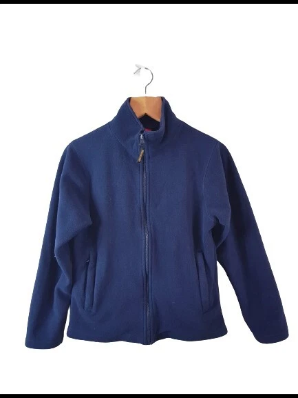 Result Mens Long Sleeve Blue Full Zip Basic Jacket Coat Size M Regular Zip