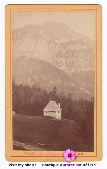 Vue Du Massif De La Grande Chartreuse, Montagne, Isère, Savoie, Cdv 1875 -H9