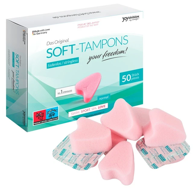 Tamponi per Rapporto Sessuale da 50 pz ipoallergenico per mestruazioni