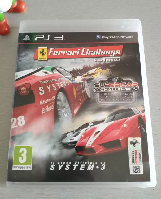 FERRARI CHALLENGE TROFEO PIRELLI + SUPERCAR CHALLENGE PlayStation 3 ps3 PAL ITA