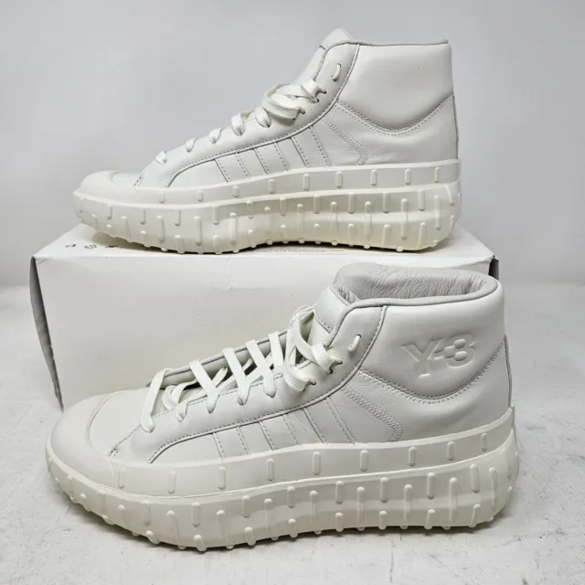 Adidas Y-3 Yohji Yamamoto GR.1P High Off White Leather Shoes / FZ6393 / Size 8.5