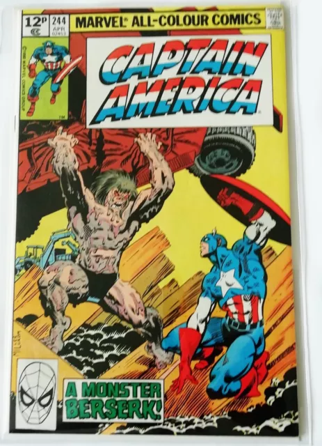 Captain America (Vol 1) # 244 Near Mint (NM) Price VARIANT Marvel Comics BRONZE
