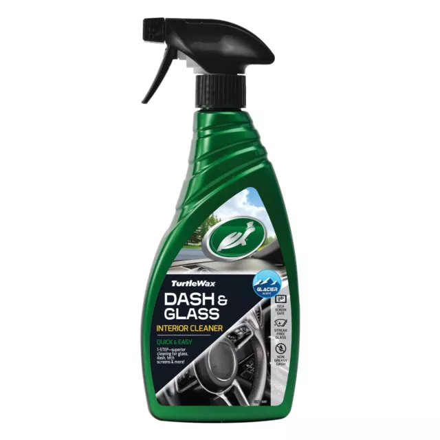 Turtle Wax Dash & Glass Car Window Cleaner Smear Free Dust Free Dash 500ml