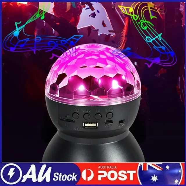 Club Lighting Ball with Bluetooth-Compatible Speaker for Home Dance Parties