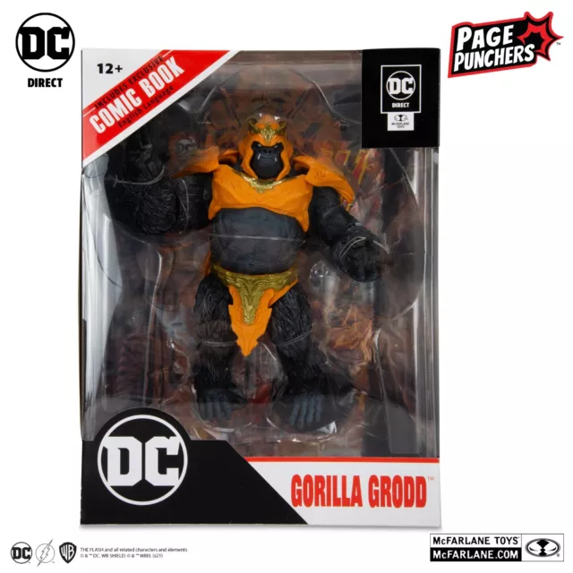 Dc Direct Collectibles 7" Page Punchers Flash  Wave 1: Gorilla Grodd Megafig