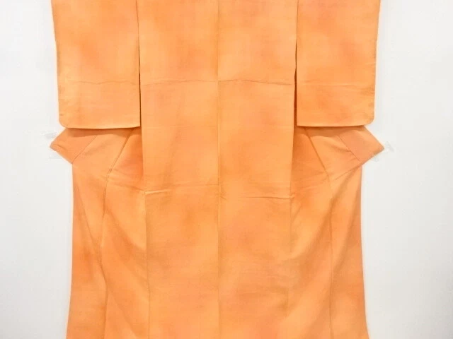 6846740: Japanese Kimono / Vintage Unused Iromuji Kimono / Woven Kiku & Seigaiha