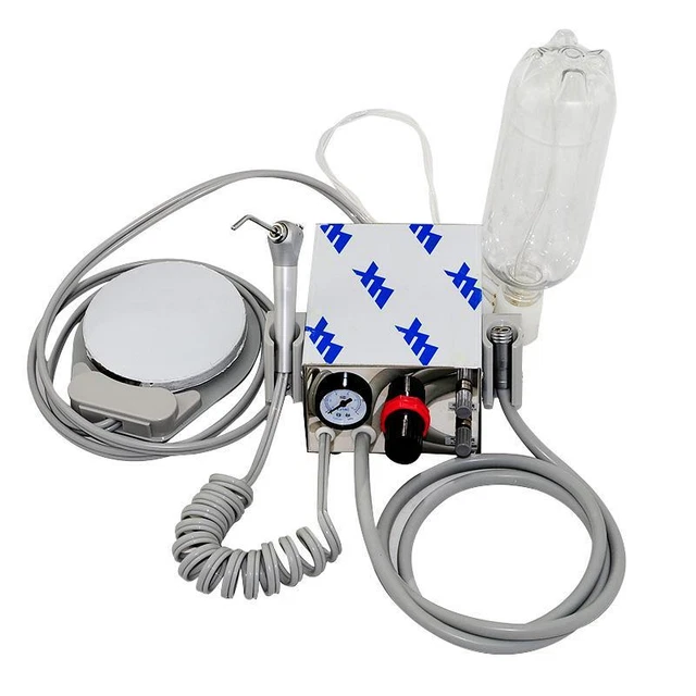 Portable Dental Turbine Unit with Handpiece  3-Way Air Turbine - Efficient