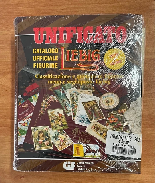 Unificato Catalogo Figurine Liebig 2001 Con Aggiornamento 2002 Omaggio