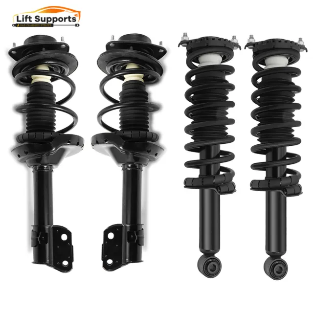 4 Pcs Front Rear Struts Shocks Coil Springs Assembly For 2005-09 Subaru Outback