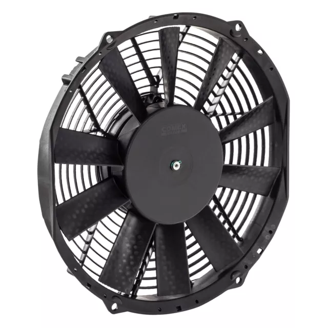 Revotec Slimline Motorsport Cooling Fan, 14in./350mm Pusher/Blower