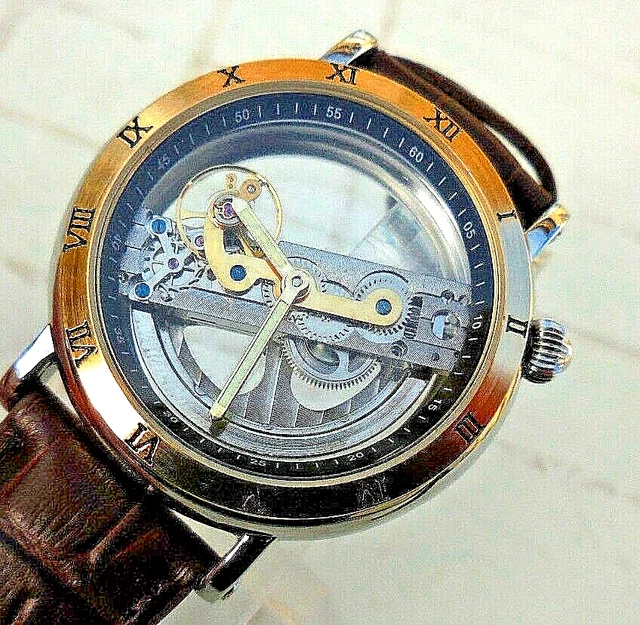 Montre Squelette Automatique LIGE - Design Voyant Et élégant