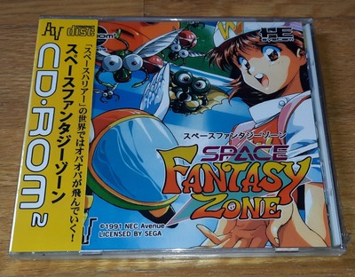 Space Fantasy Zone Pc Engine Nec Super Cd Rom2 Shoot Them Up Eur 00 Picclick Fr