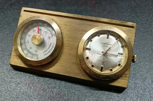 Orologio da Tavolo Fermacarte Orbiter Fiat - Originale Funzionante da Collezione